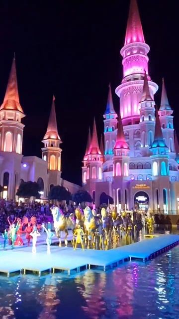 The Land Of Legends #shorts Kingdom Castle Finale Shopping Avenue Nightlife Belek, Antalya, Turkey