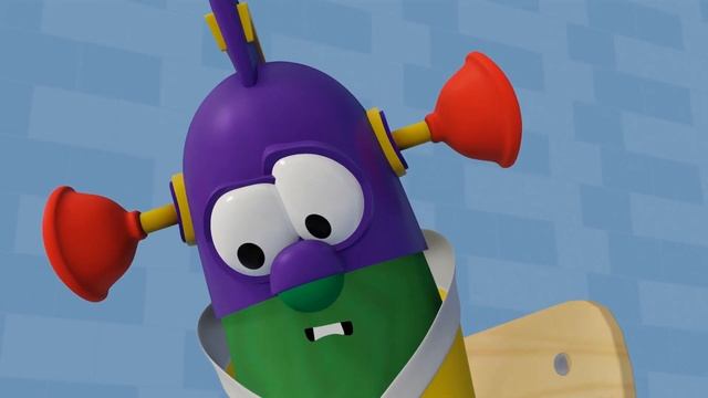 LarryBoy Meets The Scarlet Tomato (Blender Animation)