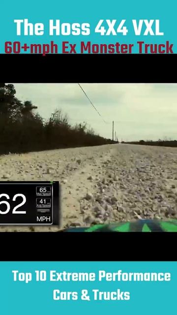 Swamp Stormer -60mph The Hoss 4X4 VXL extreme monster truck #shorts