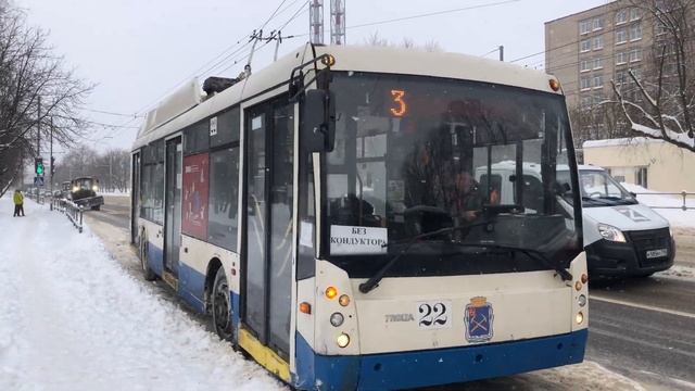 Подольский Тролза-5265.00 Мегаполис 22 На Октябрьском проспекте