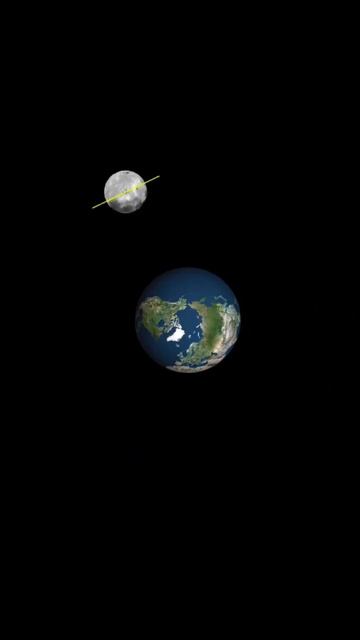The Moon Never-Ending Stare: Understanding Tidal Locking #youtubeshorts #ytshorts #shortvideo #moon