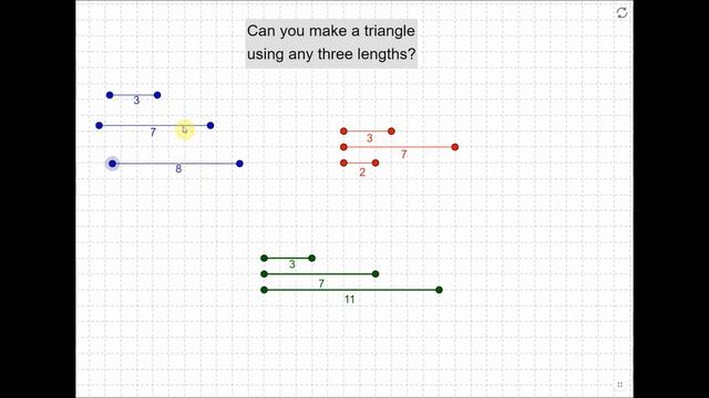 Uchburchak Tengsizligi. Geometriya 7-sinf. 31-dars