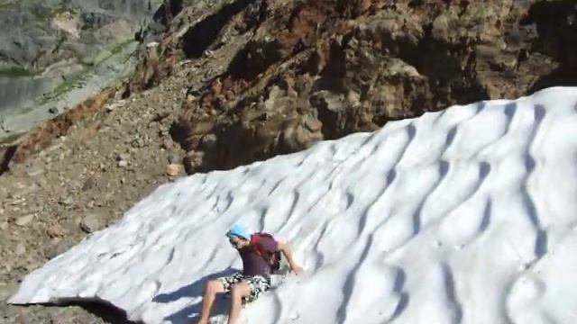 На заднице по альпийскому леднику в космос!