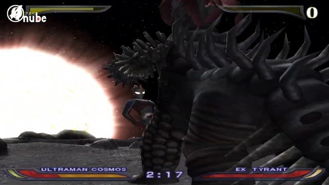 Ultraman Fighting Evolution Rebirth - Ultraman Cosmos Gameplay (PS2/AETHERSX 2)