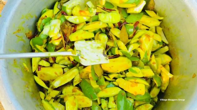 Traditional Mango Pickles Recipe | Aamer Achar Village Style With VBG