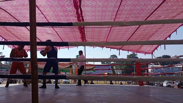 80 KG Weight Category Popular Fight Round 2 #boxing ⚡🔥🥊🥇Me In Red Corner 😮💨