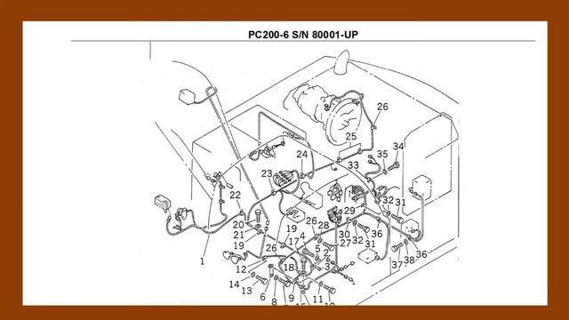 Parts Book Komatsu Pc200-6