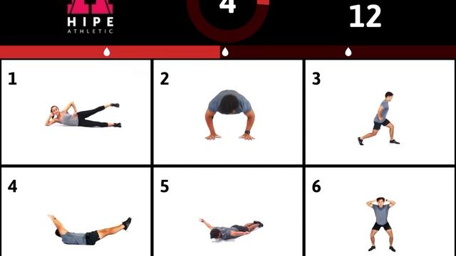 1 Athletic Body Weight, 4 Rounds, 40/15 Sec, 1 Min Water Breaks