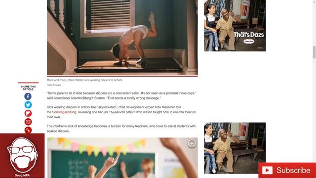 Teachers In Switzerland And New York Are Fed Up With Older Kids Wearing Diapers In Their Classes!!