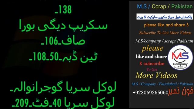 10 January 2023 Scrap And Copper Rates | Silver And Compressor Price | Daily Business News