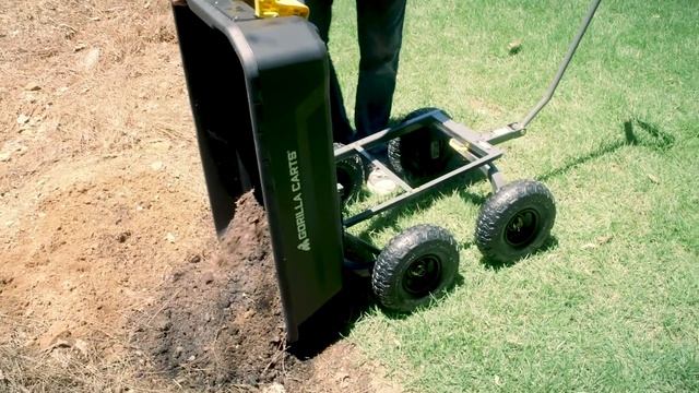 Gorilla Carts GCG 4-AU Dump Cart