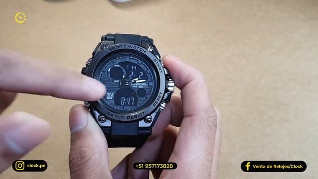 ¿CÓMO CONFIGURAR UN RELOJ SANDA P739? | TUTORIAL | SECCIÓN: RELOJES CON CORREA #2 | CLOCK.PE