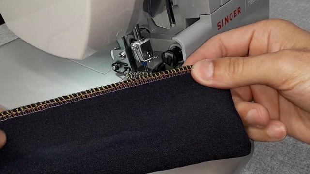 Como Ajustar O Ponto Da Máquina Overlock Singer Heavy Duty 14HD854 Portátil