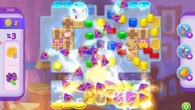 Homescapes Level 760 - [10 Moves] [2022] [HD] Solution Of Level 760 Homescapes[No Boosters]