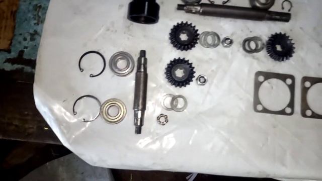 Разборка косилки КР-02