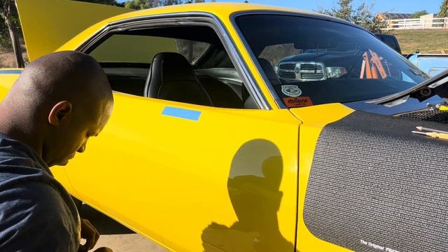 1970 Cuda (426 HEMI) Side Mirror Installation