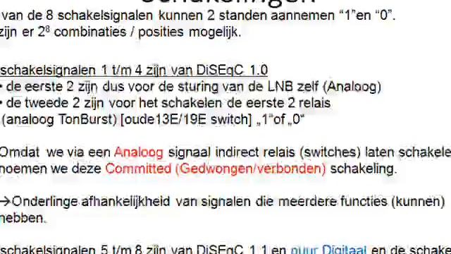 Diseqc & Schakelingen