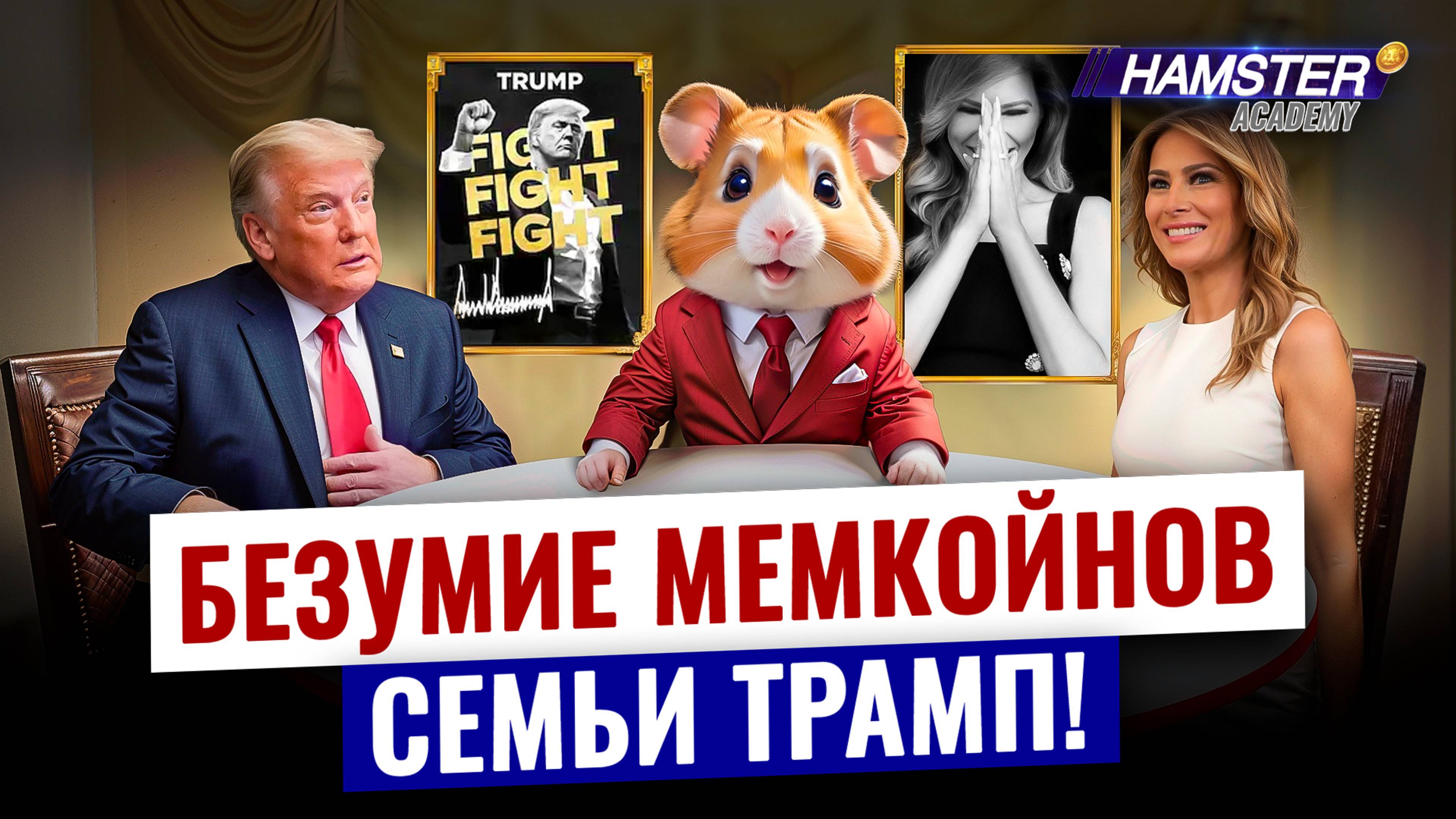 От $TRUMP к $MELANIA: Быстрый разбор ⚡️ Hamster Academy