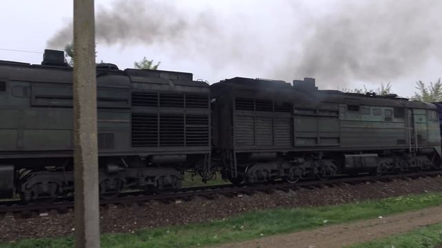 2ТЭ10Л-2303А/2933А [CFM] Поезд на Прут.  ч. 2/8