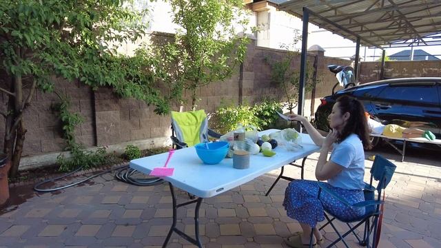 В обычный день\Приготовили ганфан\Готовим в казане на улице