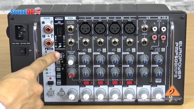 รีวิว... BEHRINGER PMP500MP3 เพาเวอร์มิกเซอร์