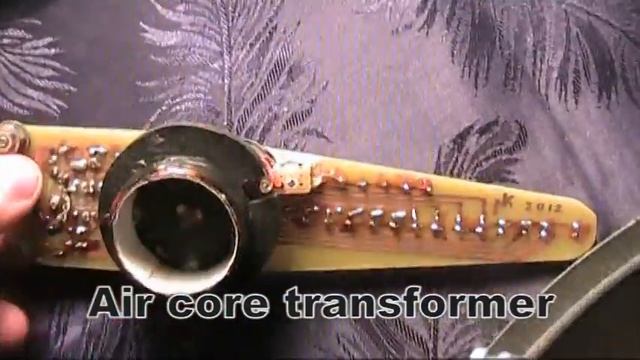 Homemade Propeller Clock With PIC 16F84A And Air Core Transformer