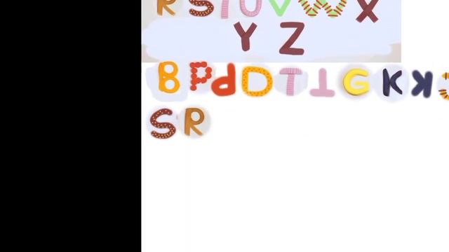 I Made Lisu Весёлые буквы из пластилина плейдо