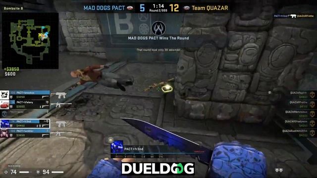 Team QUAZAR Vs PACT матч плюс 3000 рублей холявы