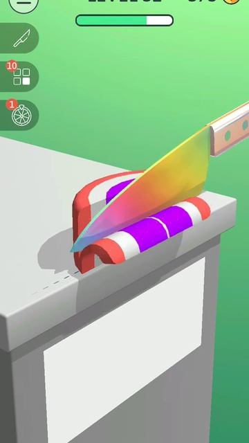 ASMR Slicing Gameplay #52 | Android/iOS Gameplay | Mr. Gamer | #shorts #youtubeshorts #shortvideos