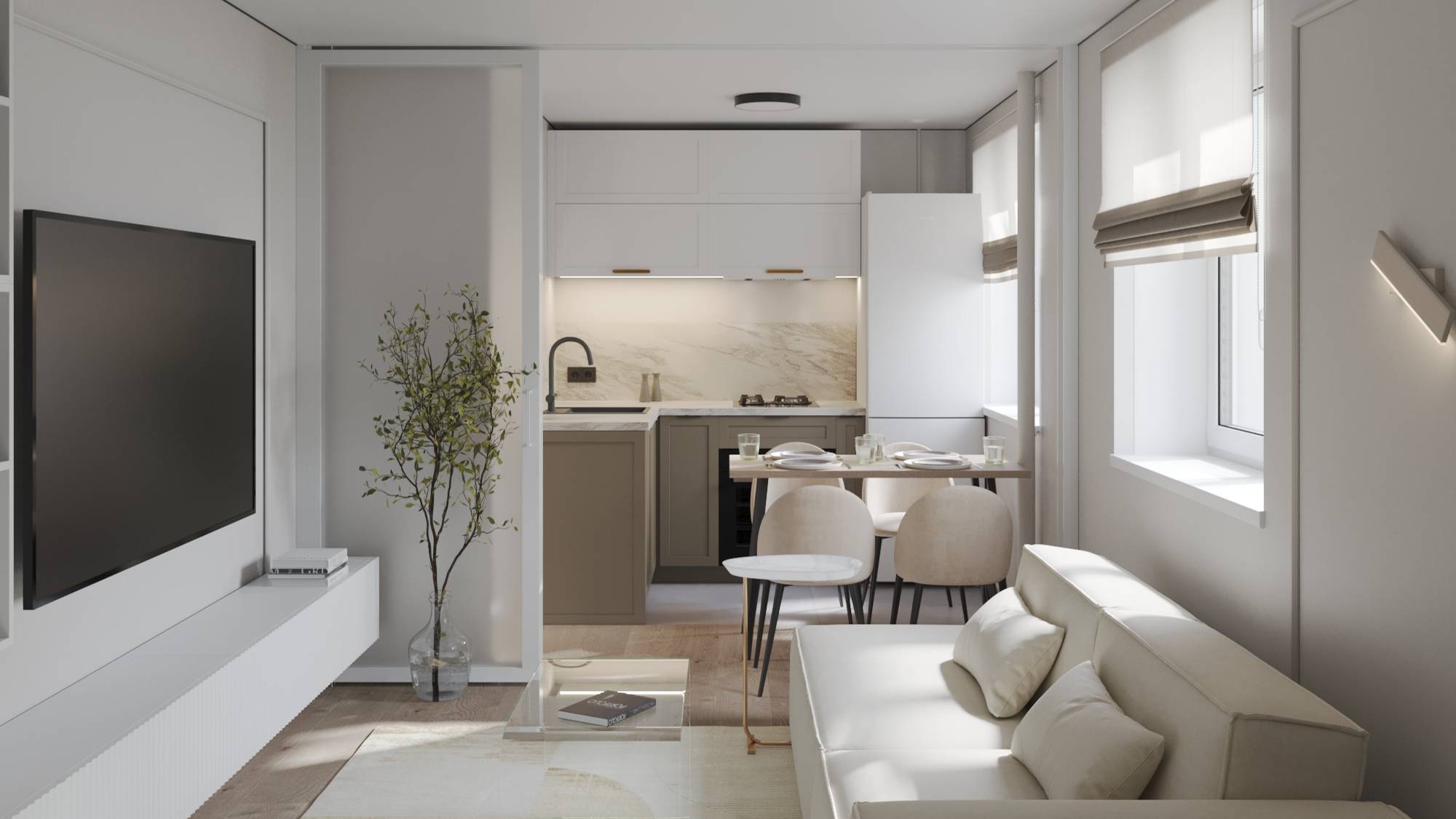 Двухкомнатная квартира. Ул Байкальская, д.15