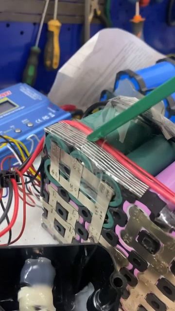 Ремонт литий ионной АКБ на электровелосипеде