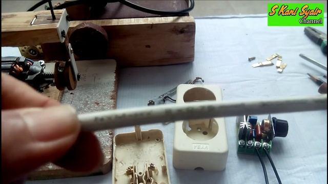 MERAKIT SENDIRI PENGATUR KECEPATAN DINAMO 220 VOLT || MERAKIT DIMMER