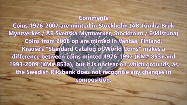 5 Kronor Carl XVI Gustaf 1982 Sweden