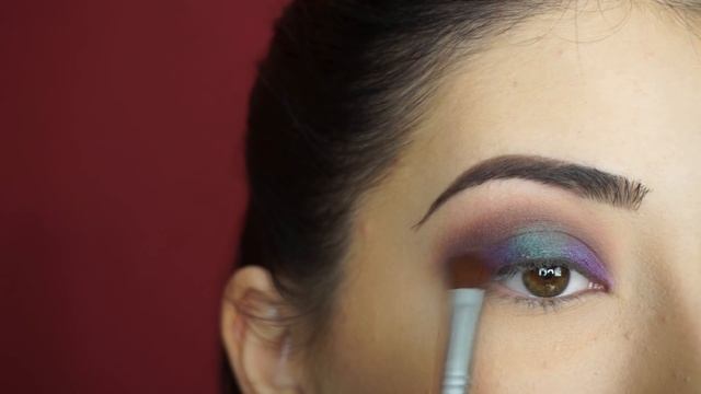 Purple And Blue Halo Smokey Eye Makeup Tutorial