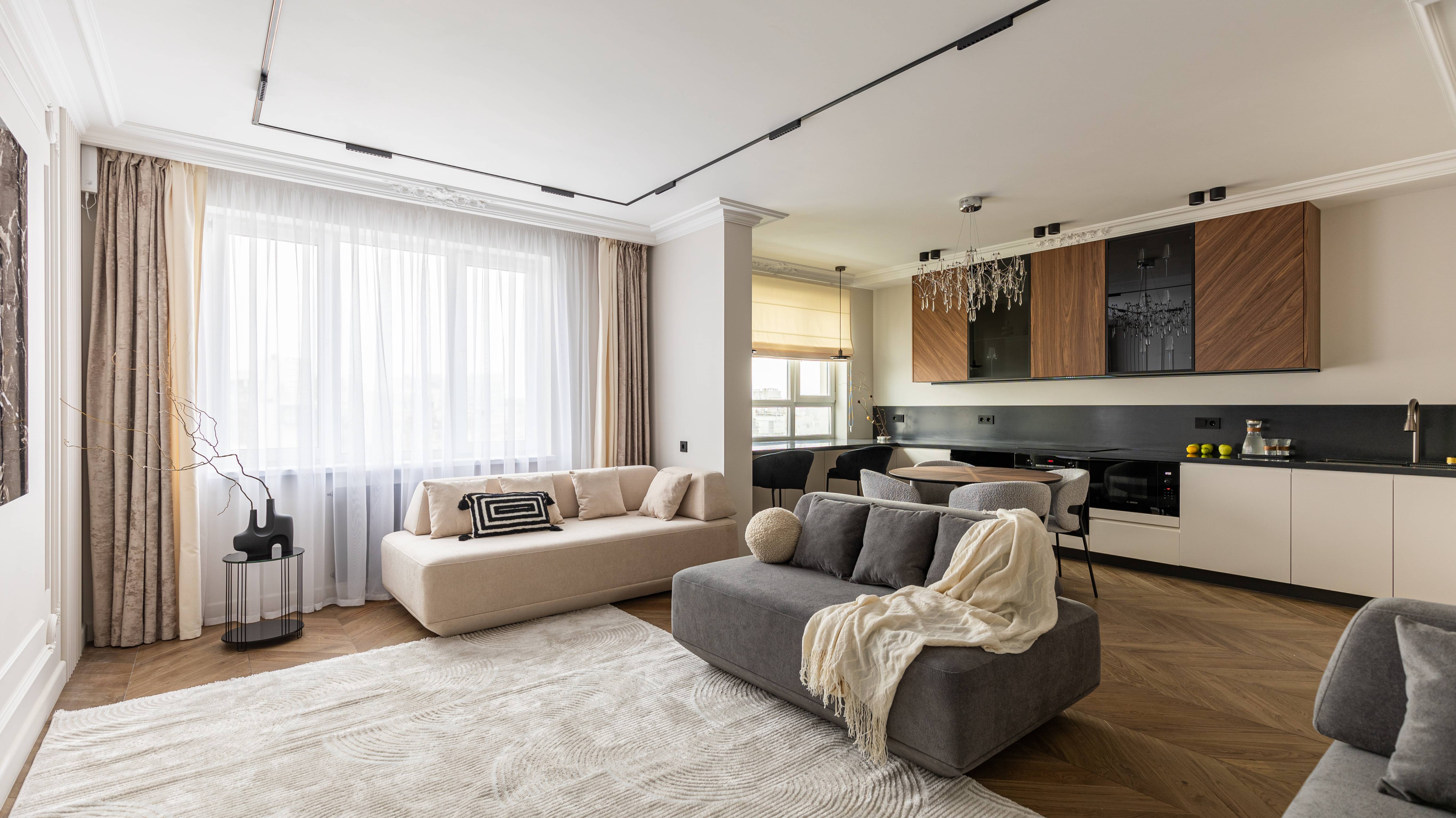 Трехкомнатная квартира с шикарным ремонтом