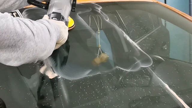 Полировка лобового стекла подробная инструкция