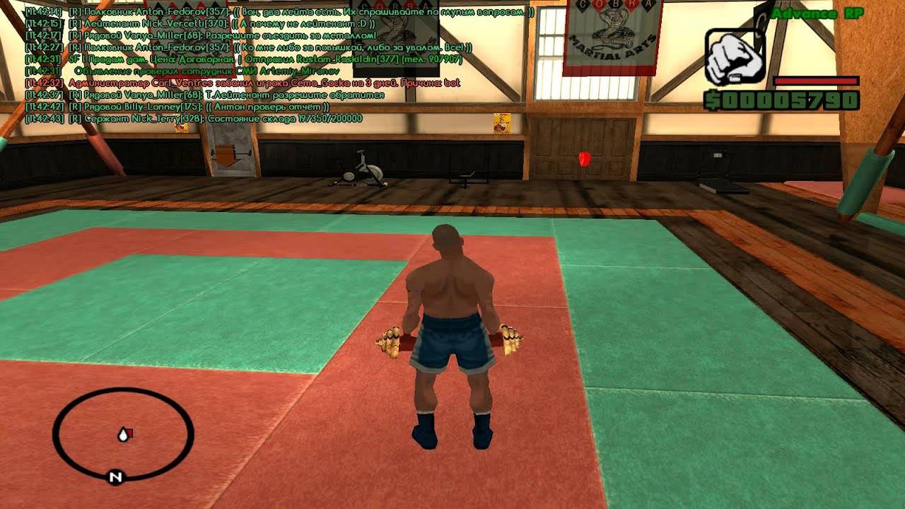 Advance RP GREEN | Часть 71 | Как правильно качать силу! [60fps]