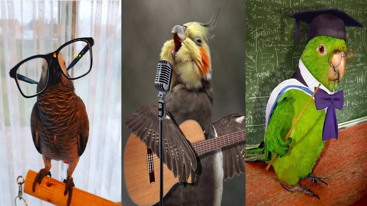 ГОВОРЯЩИЕ И САМЫЕ СМЕШНЫЕ ПОПУГАИ со всего мира | ПРИКОЛЫ С ПОПУГАЯМИ | FUNNY PARROTS часть 10