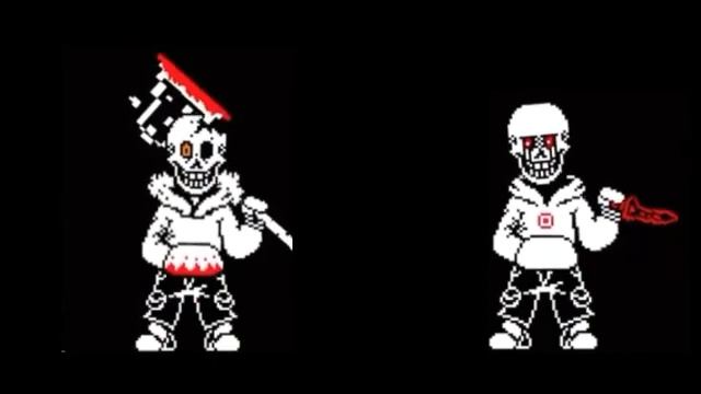 swap!Horrored killer  horrorswap papyrus and killerswap papyrus