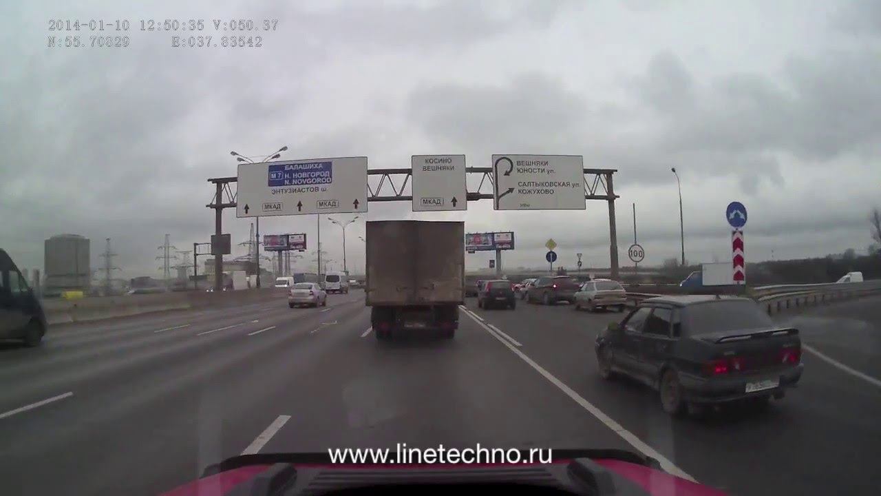 Заезд в автосервис «Технолайн» с внешней стороны мкад