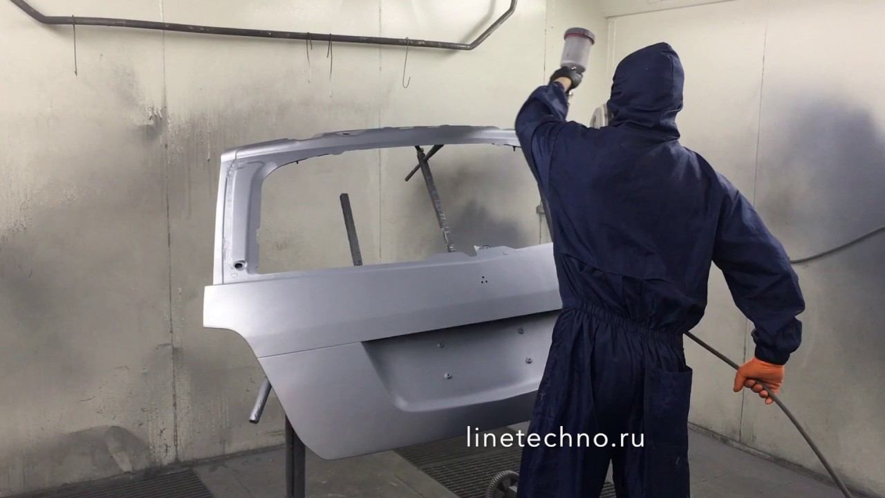 Покраска двери багажника в Люберцах