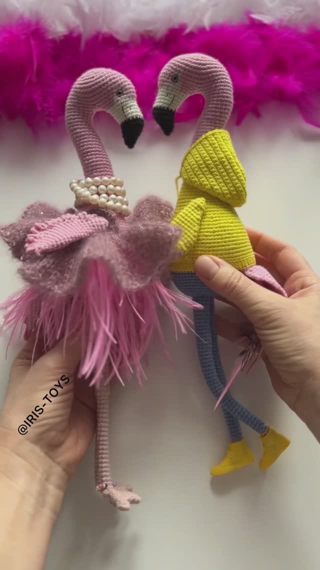 Мой мк Фламинго в худи и его подружка