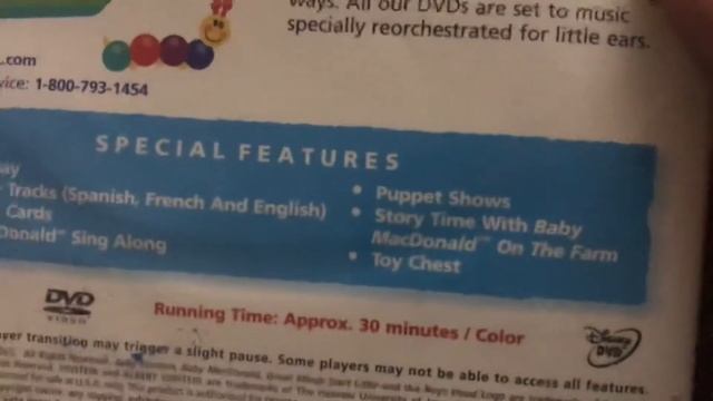 Baby Einstein Baby Macdonald A Day On The Farm 2004 Dvd Review