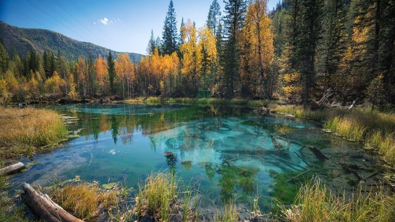 Природа Алтая с высоты под расслабляющую музыку /Russian Nature Of Altai With Relaxing Calming Music