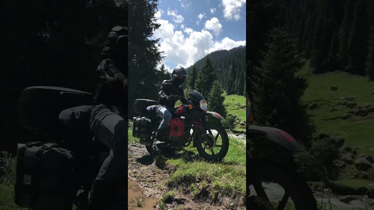 Bajaj Boxer 150 катаем по Кыргыстану)