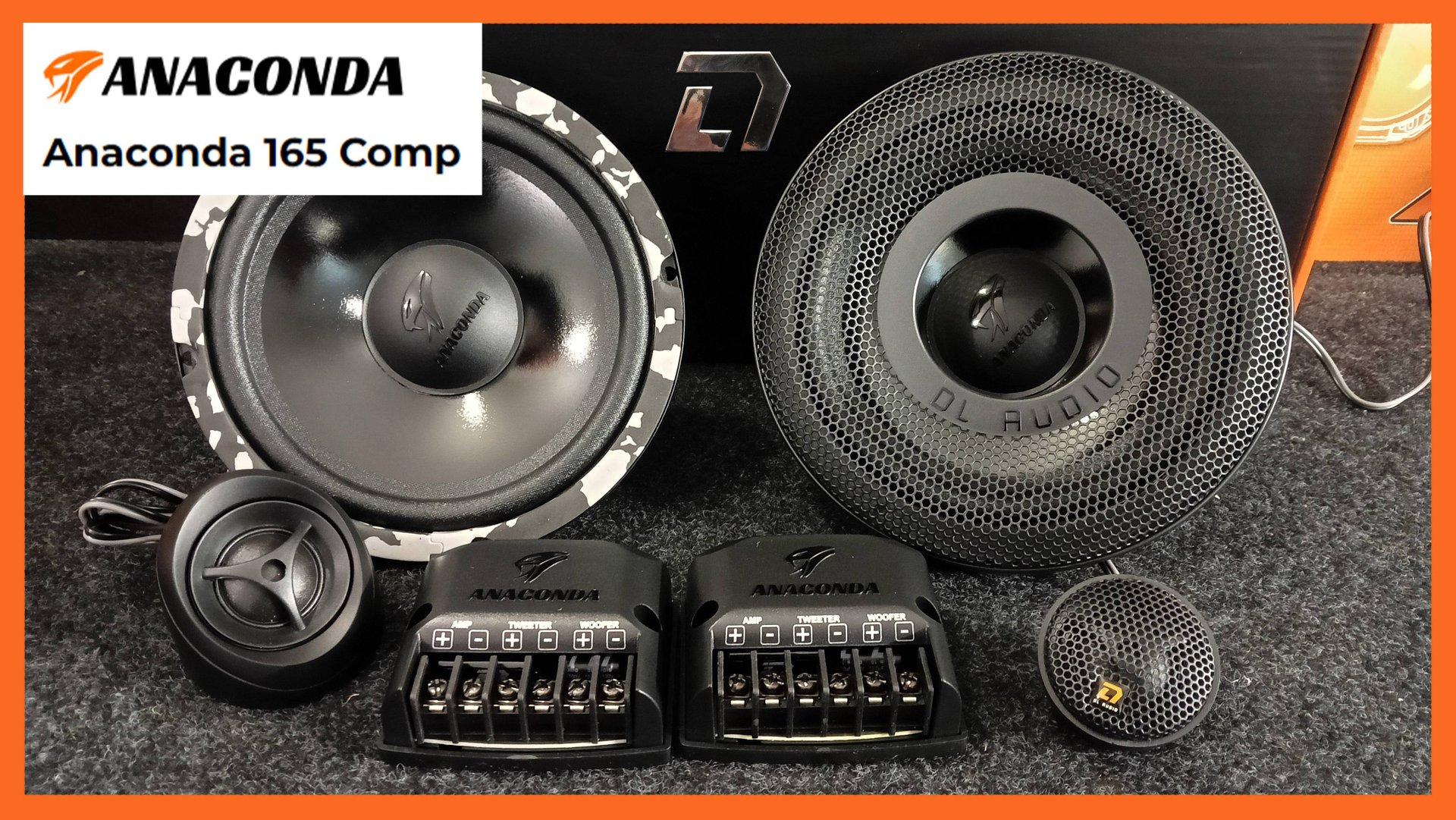 DL Audio Anakonda + изменение шильдика с оранжевого в хром