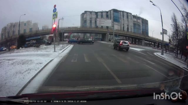 дтп академика Янгеля 13.02.2025 Москва
