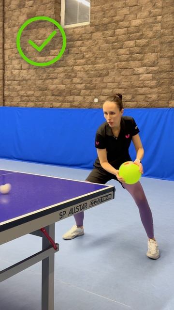 Закон сохранения импульса в настольном теннисе