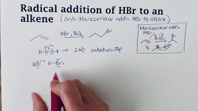 Radical Addition Of HBr To An Alkene