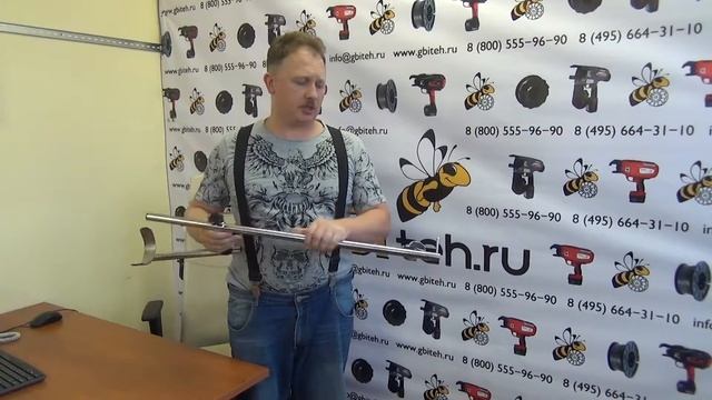 Костыль для вязального пистолета. Как правильно вязать арматуру без вреда для спины?